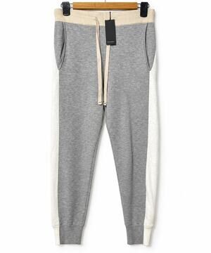 Monrow New XS Grey Colorblock Side Stripe Drawstring Joggers